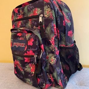 Jansport Hawaiian print backpack